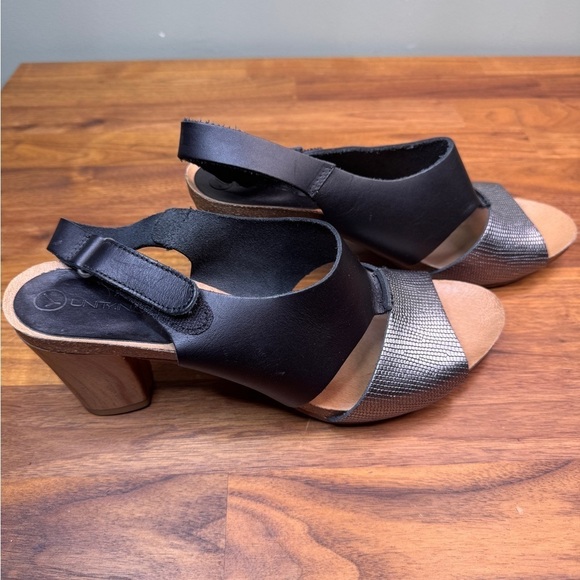 Unity in Diversity Wooden Heel Sandal Leather 40 - Picture 4 of 9